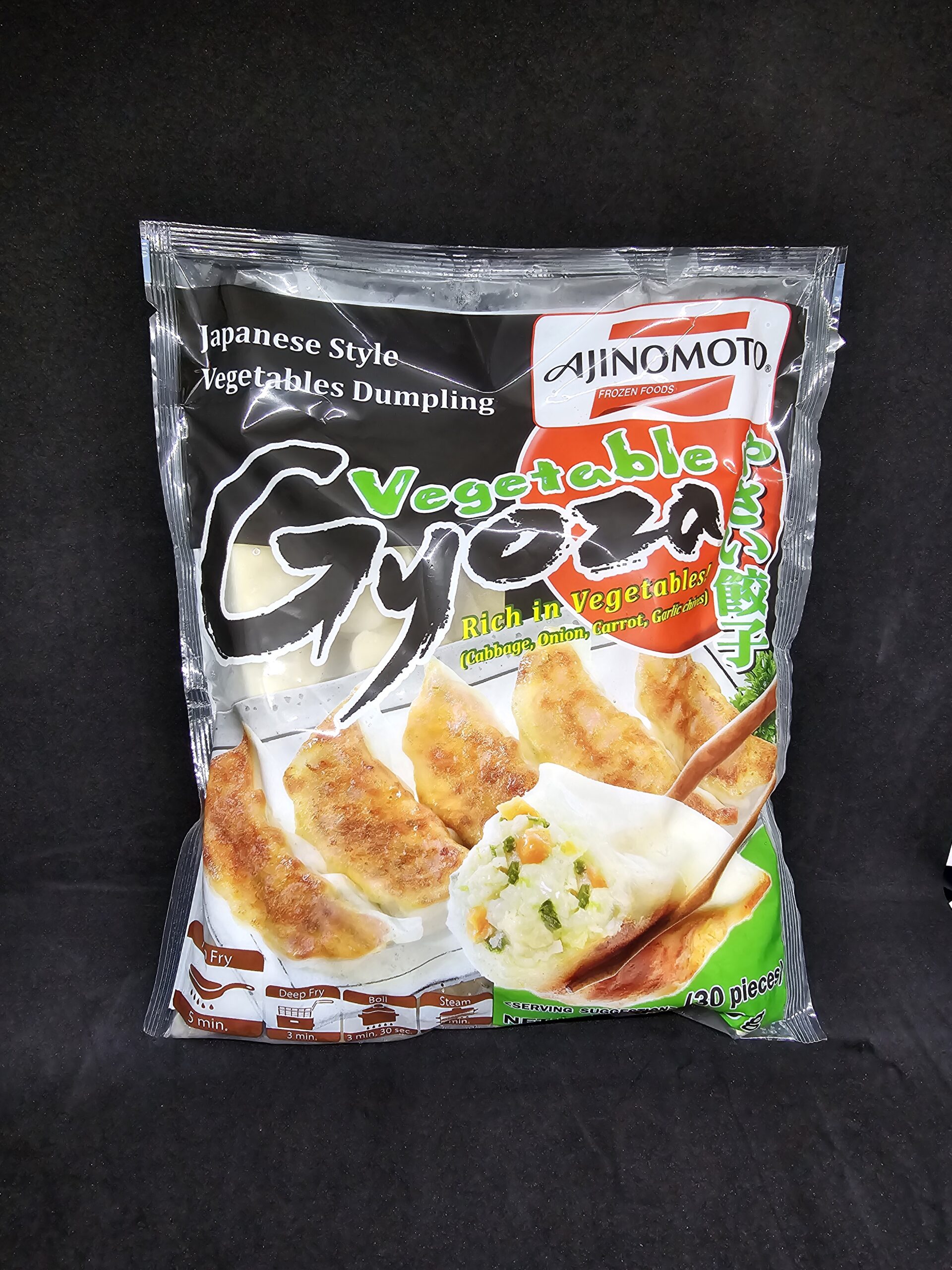 "AJINOMOTO" VEG GYOZA 30PCS (600G/PKT) — STS Grocer